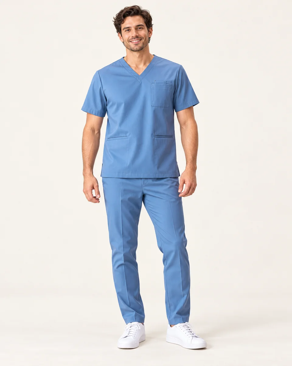 Scrub básico cuello V · AF-04-A