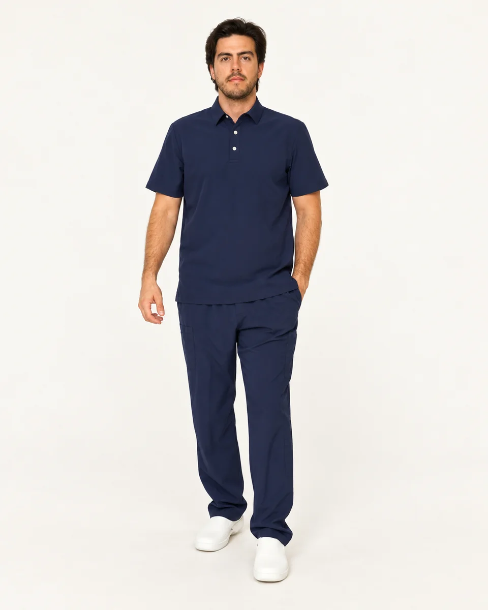Scrub cuello tipo polo · AF-07-A