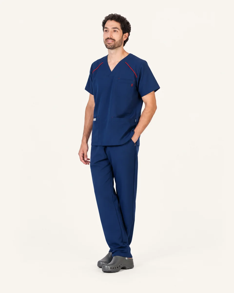 Scrub cuello básico en V · AF-08-A
