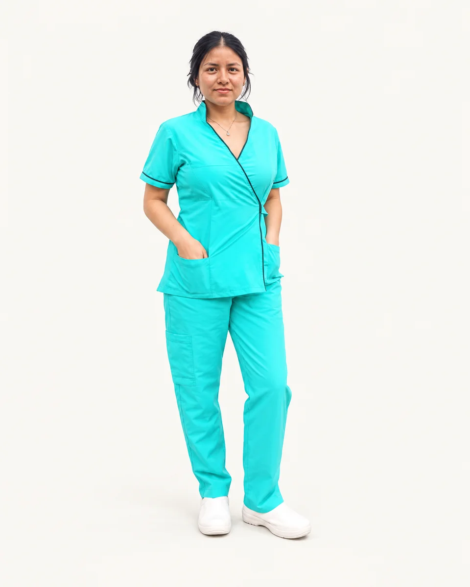 Scrub cuello alto cruzado · AF-08-B
