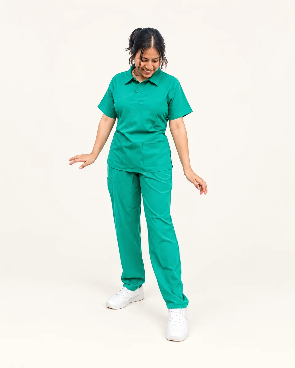 Scrub cuello tipo polo · AF-09-B