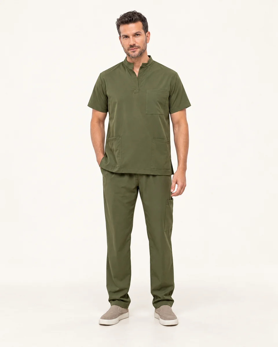 Scrub cuello Mao abierto · AF-11-A