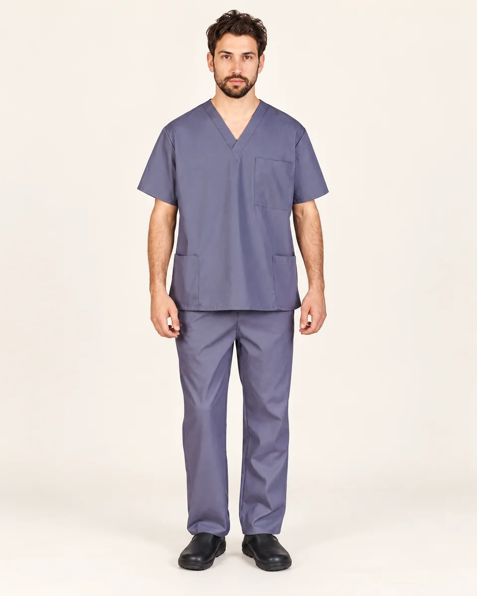 Scrub cuello básico V · AF-12-A