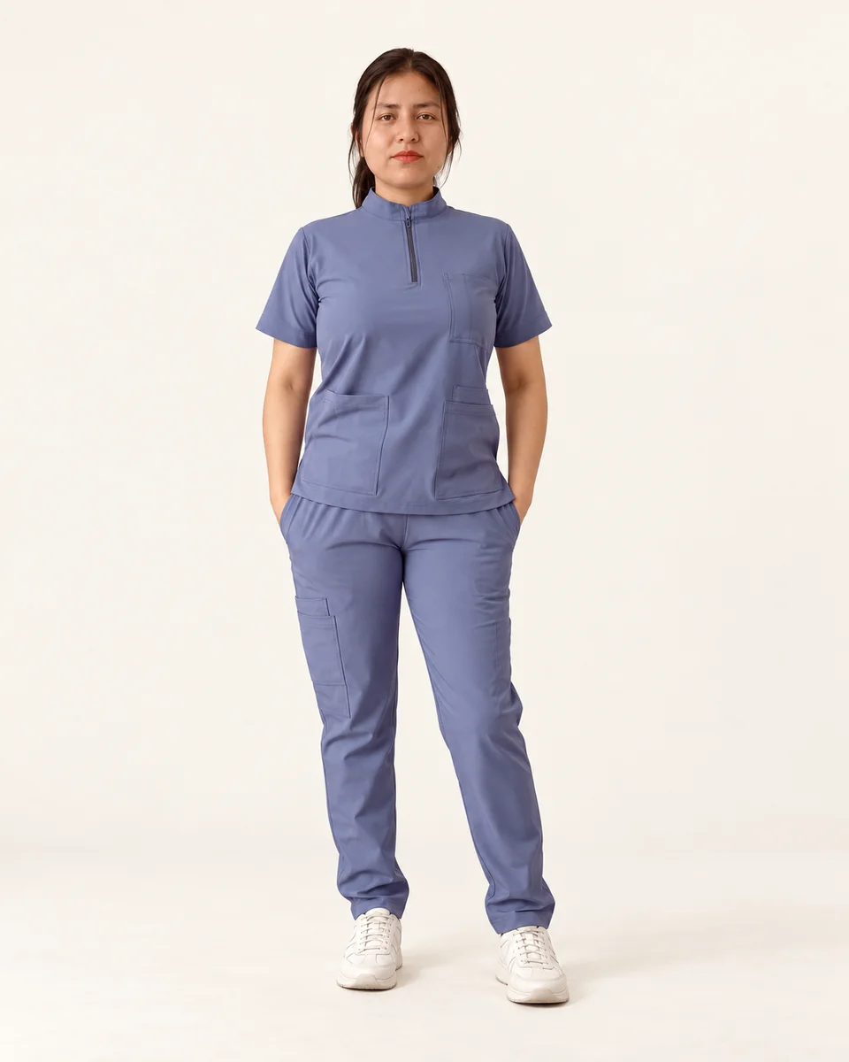 Scrub cuello Mao con cierre · AF-15-B