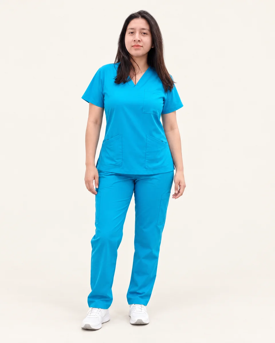 Scrub cuello Mao con cierre · AF-19-B