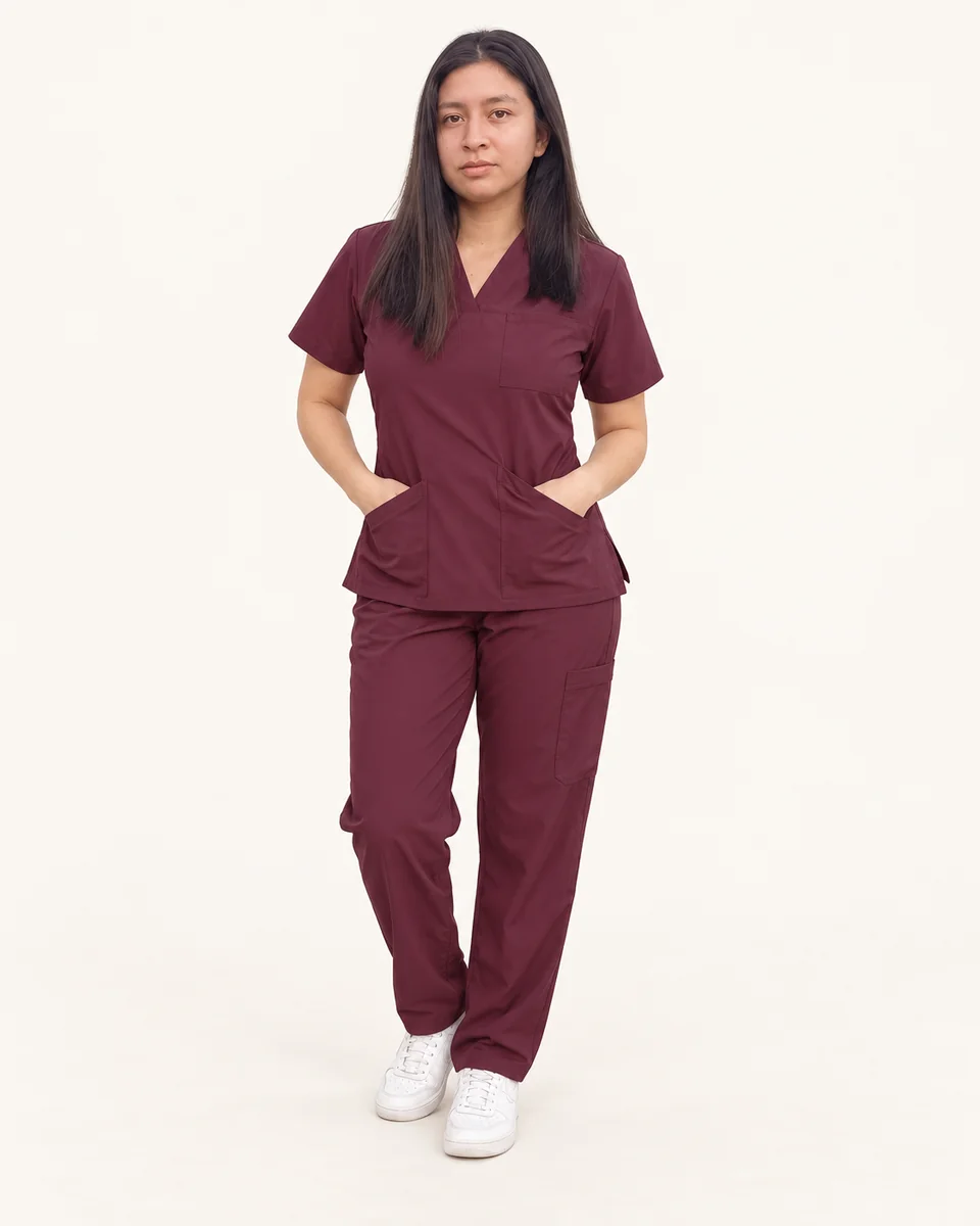 Scrub cuello básico en V · AF-22-B